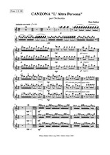 Canzona L'Altra Persona per orchestra - Parts