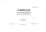 Canticum for 2 string quartets – Score