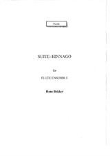 Suite: Hinnago for flute ensemble - Parts