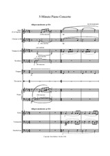 5-Minute Piano Concerto - Score