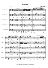 Giocoso & Allegretto for trombone quintet