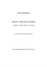 Violin Concerto Kairos for violin and orchestra. I Kairos