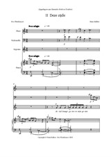 Drie Liederen op tekst van Eva Vleeskruyer, II Deze zijde - sopraan, fluit, cello, piano