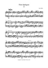 Three Epilogues for piano, No.2