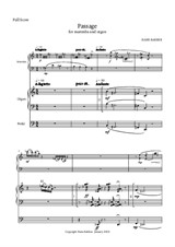 Passage for marimba and organ