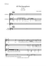 All The Hemispheres for SSA and violin or violoncello (ad libitum)