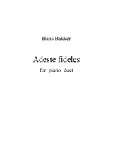 Adeste fideles - Prelude à q.m. for piano (or organ)