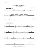 Fanfare Ananke - Necessity for orchestra, parts